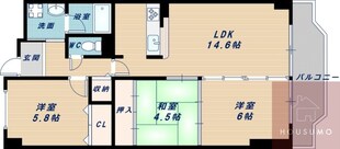 ウィステリア千里の物件間取画像